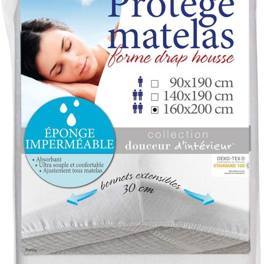 Protege Matelas 160X200 – Protège-Matelas Imperméable Et