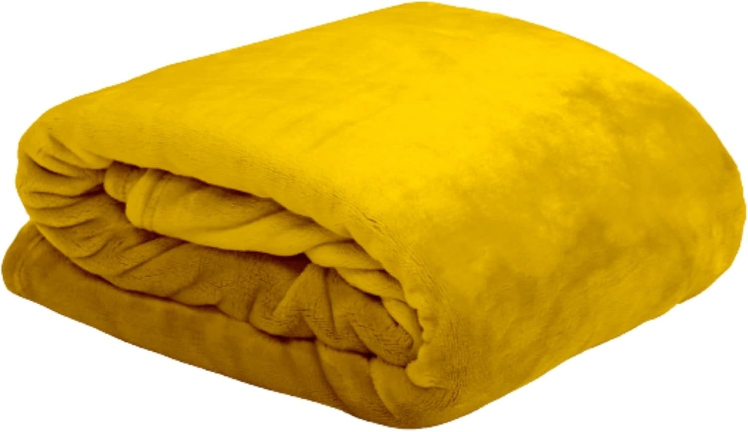 Plaid Doudou Stof Lovely Casa Polaire Doux 130x160 cm Jaune