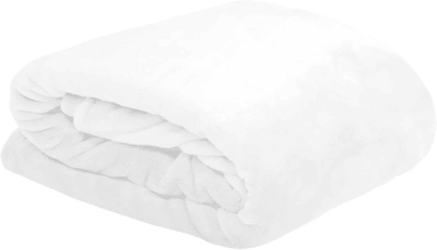 Plaid Doudou Stof Lovely Casa Polaire Doux 130x160 cm Blanc