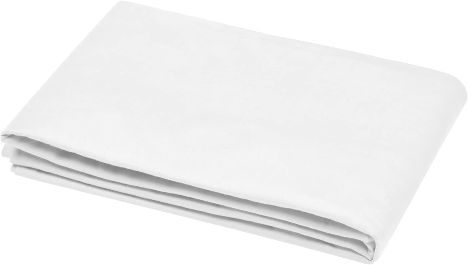 Drap Plat Stof 240 x 300 cm 57 Fils Coton Eden Blanc