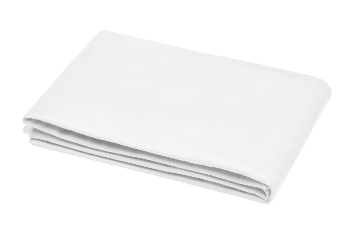 Drap Plat Stof 180 x 290 cm 57 Fils Coton Eden Blanc