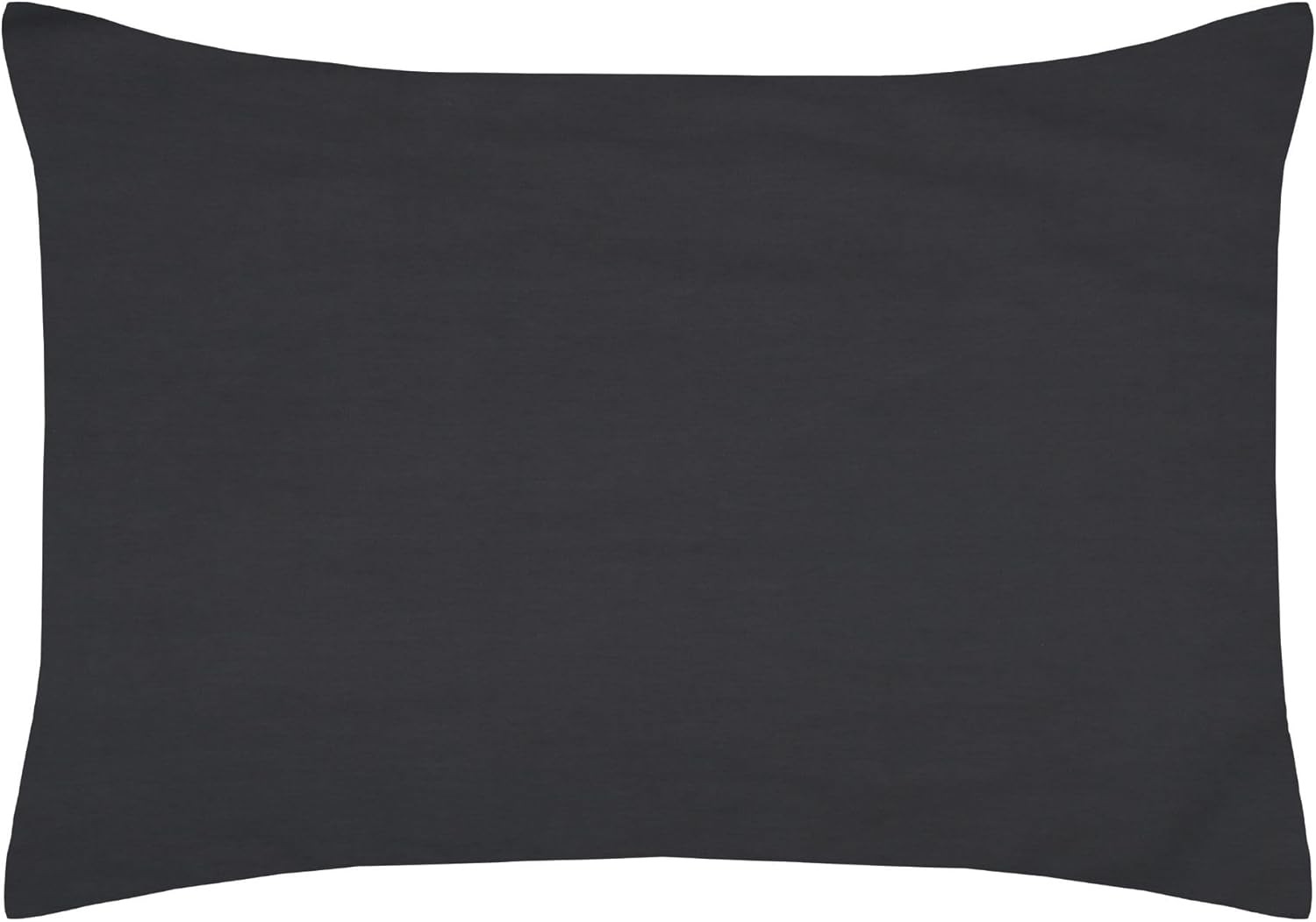 Stof - Taie d'Oreiller Sac 50 x 70 cm Elysée 78 fils Percale Anthracite