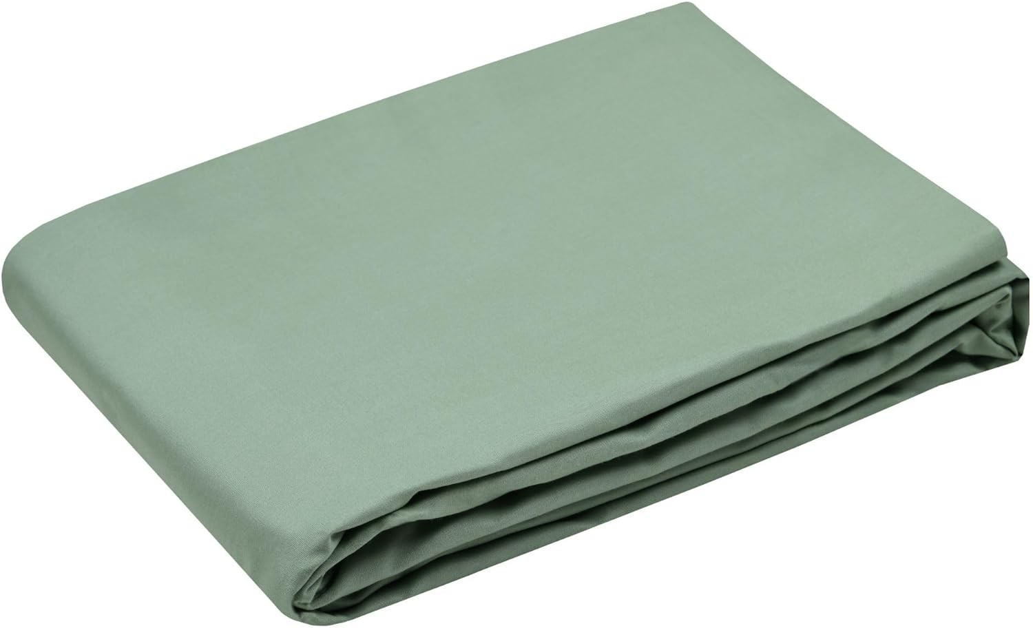 Stof - Housse de couette Coton 260 x 240 cm 78 Fils  Elysée Percale Vert