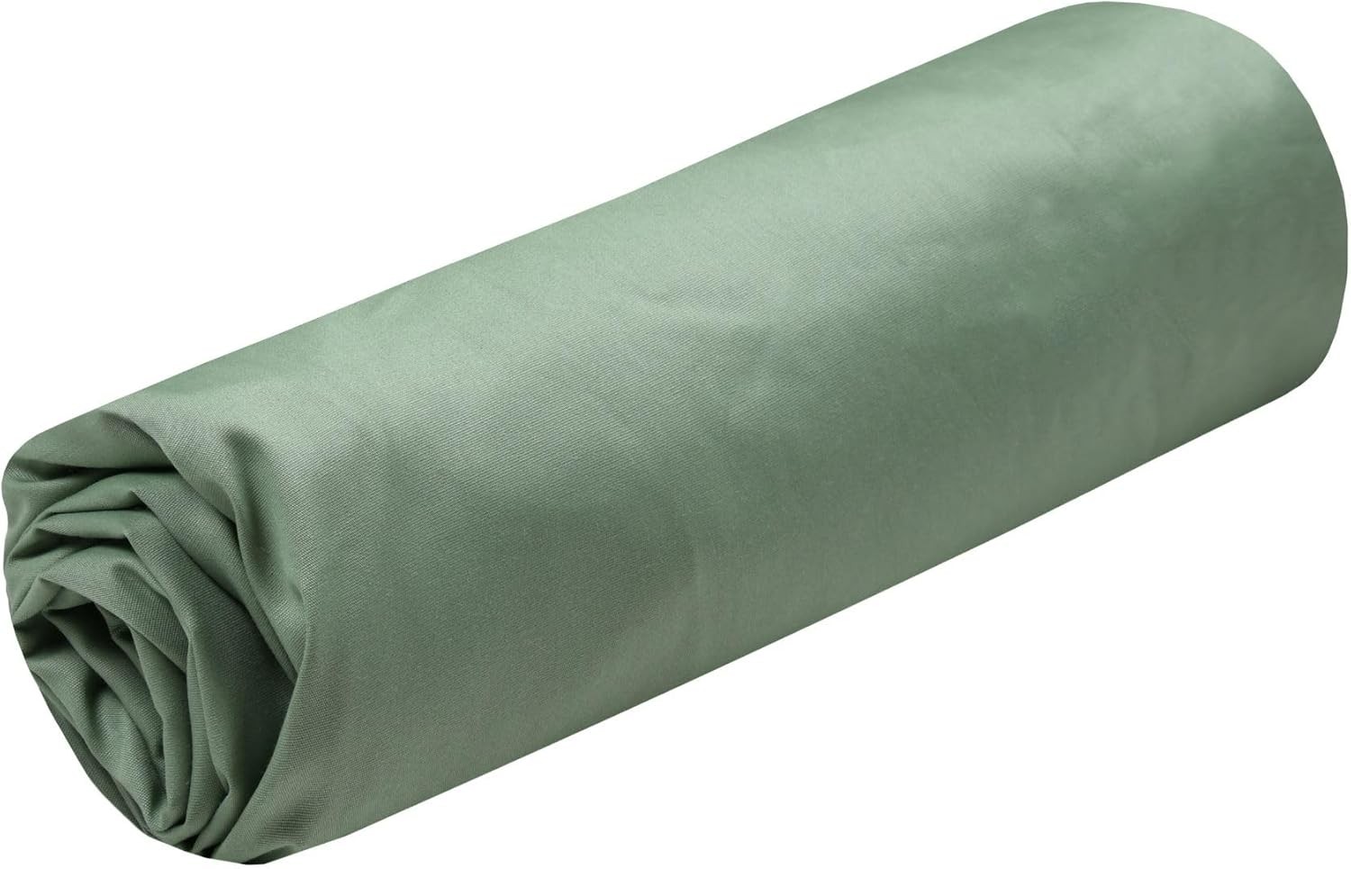 Drap Housse Stof 140 x 200 cm bonnet 30cm 78 Fils Percale Elysée Vert