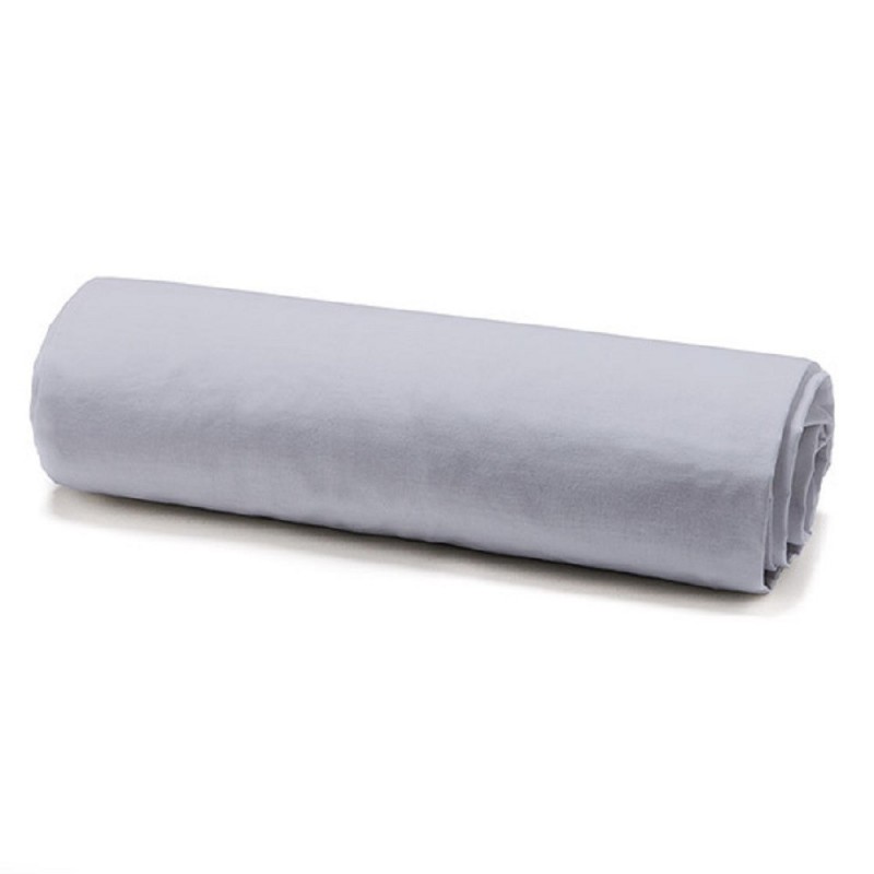 Drap Housse 90x200 30 Cm Coton Today Zinc