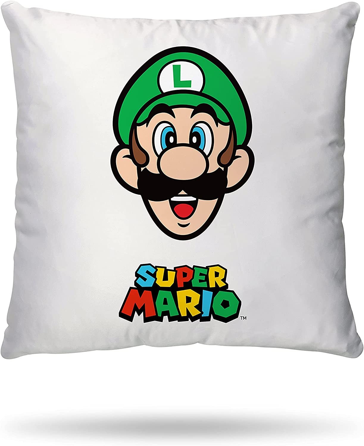 Housse De Couette Super Mario Luigi Réversible Ado 140x200cm + 1 Taie  d'oreiller 63x63 cm