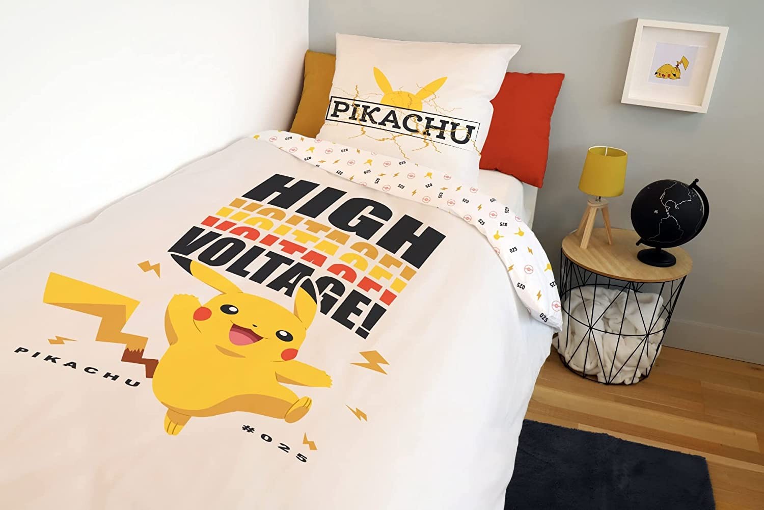 Parure de lit réversible et Taie D'oreiller - Pokemon - 140 cm x 200 cm