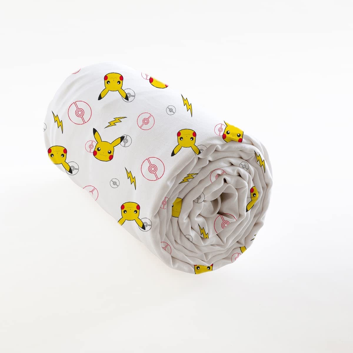 MODE EN WEB Housse De Couette Pikachu Pokémon 140x200 cm + 1 Taie  d'oreiller 63x63 cm - 100% Coton - Mauve